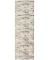 Feizy Parker 3719f 2'6"x8' Runner Area Rug In Ivory