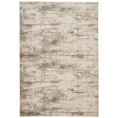 Feizy Parker Abstract Indoor Ivory Area Rug 3719f 3'-9" X 5'-7"