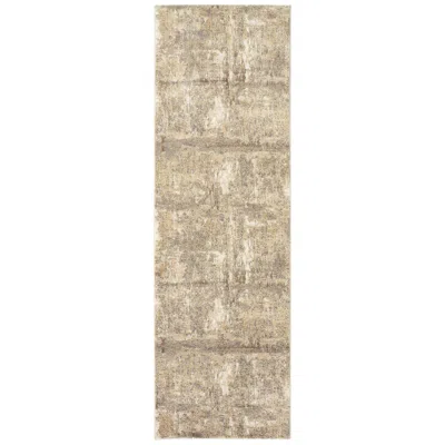 Feizy Parker Abstract Indoor Tan Area Rug 3701f 2'-6" X 8'