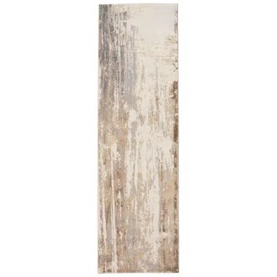 Feizy Parker Abstract Indoor Tan Area Rug 3709f 2'-6" X 8'