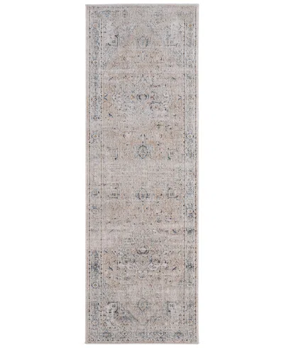 Feizy Pasha 39m5f 2'6"x7'3" Runner Area Rug In Gray