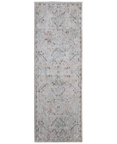Feizy Pasha 39m6f 2'6"x7'3" Runner Area Rug In Gray