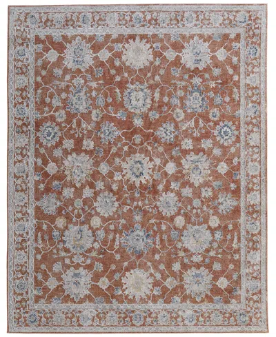 Feizy Pasha 39m7f 5'x7'6" Area Rug In Red