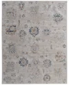 Feizy Pasha 39m9f 7'10"x10'3" Area Rug In Gray