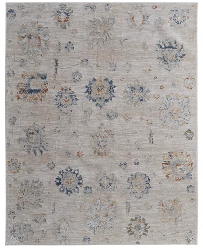 Feizy Pasha 39m9f 7'10"x10'3" Area Rug In Gray
