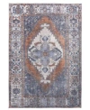 Feizy Percy 39aif Rug Collection In Blue,ivory