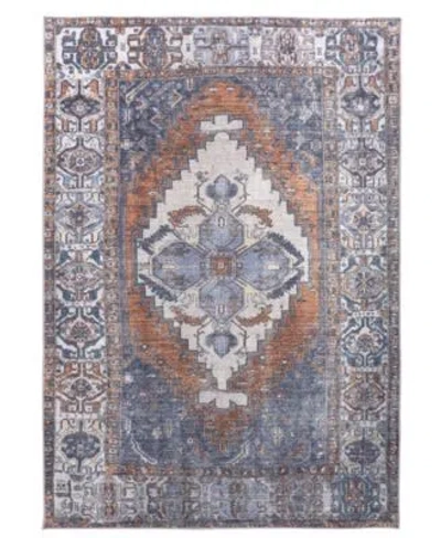Feizy Percy 39aif Rug Collection In Blue,ivory