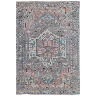 Feizy Percy Medallion Indoor Taupe Area Rug 39ajf 7'-10" X 9'-10"