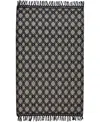 Feizy Phoenix 0808f 5'x7'6" Area Rug In Black
