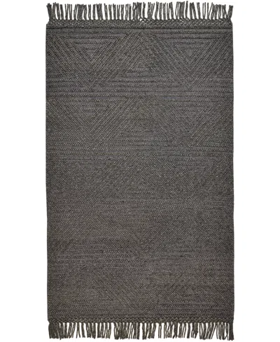 Feizy Phoenix 0810f 7'9"x9'9" Area Rug In Gray