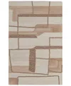 Feizy Pollock 8954f 3'6"x5'6" Area Rug In Ivory