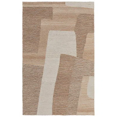 Feizy Pollock Abstract Hand Tufted Brown Area Rug 2' X 3'