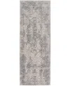 Feizy Prasad 3682f 2'10"x7'10" Runner Area Rug In Ivory,gray