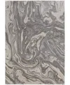 Feizy Prasad 3894f 5'x8' Area Rug In Gray,ivory
