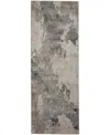 Feizy Prasad 3970f 2'10"x7'10" Runner Area Rug In Ivory,gray