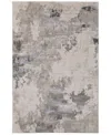 Feizy Prasad 3970f 8'x11' Area Rug In Ivory,gray