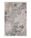 Feizy Prasad 3970f Area Rug, 8' X 11' In Gray