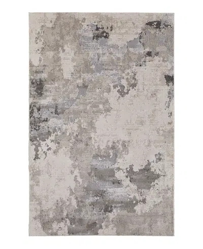 Feizy Prasad 3970f Area Rug, 8' X 11' In Gray