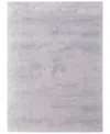 Feizy Prasad 39n8f 5'x8' Area Rug In Gray