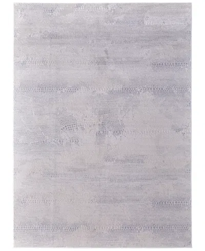 Feizy Prasad 39n8f 5'x8' Area Rug In Gray