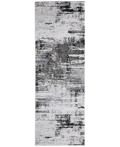 Feizy Prasad 39n9f 2'10"x7'10" Runner Area Rug In Gray