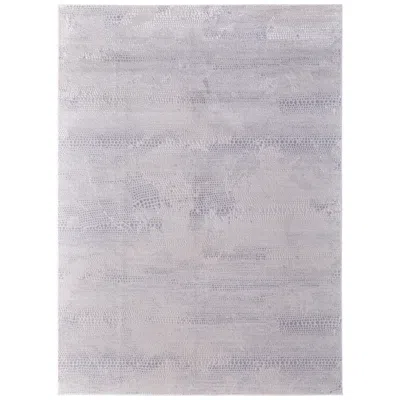 Feizy Prasad Distressed Indoor Ivory Area Rug 39n8f 8' X 11' In Purple