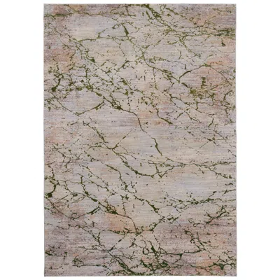 Feizy Pryor Abstract Indoor Taupe Area Rug 39nef 6'-7" X 9'-6" In Neutral