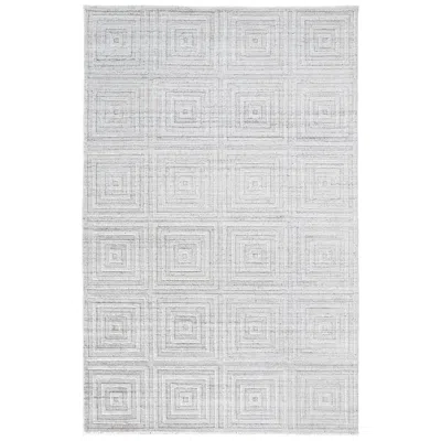 Feizy Redford 8670f 5'x8' White And Gray Rectangular Area Rug
