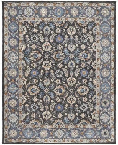 Feizy Rylan 8643f 2'x3' Area Rug In Taupe,blue