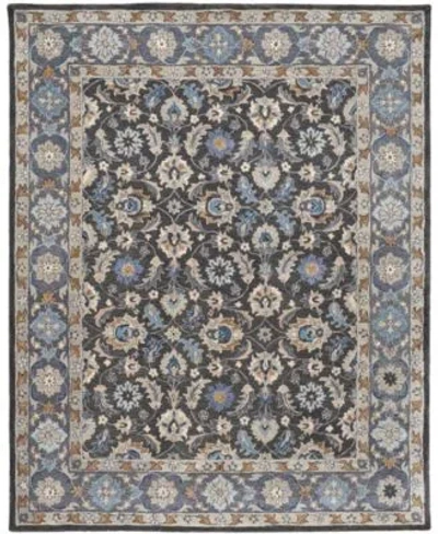 Feizy Rylan 8643f Rug Collection In Taupe,blue