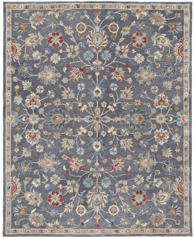 Feizy Rylan R8639 5' X 8' Area Rug In Blue,red