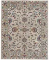 Feizy Rylan R8642 5' X 8' Area Rug In Gray,red