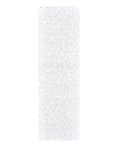 Feizy Saphir Mira 6803490f Runner Area Rug, 2'6 X 8' In White