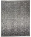 Feizy Sarrant 3965f 4'x5'3" Area Rug In Gray