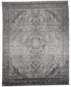 Feizy Sarrant 3967f 4'x5'3" Area Rug In Gray
