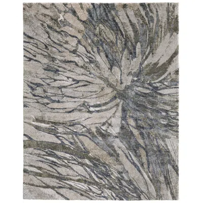 Feizy Skyview Abstract Indoor Gray Area Rug 39q8f 5' X 7'-6" In Brown
