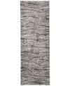 Feizy Sonora 39nxf 2'6"x7'3" Runner Area Rug In Gray