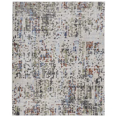 Feizy Sonora Abstract Indoor Ivory Area Rug 39nvf 5' X 7'-6" In Brown