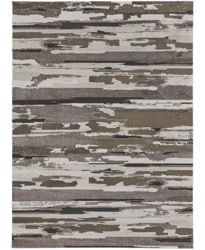 Feizy Vancouver 39fef 4'x6' Area Rug In Brown