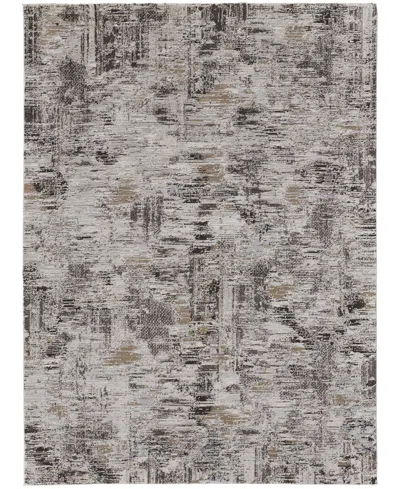 Feizy Vancouver 39fhf 4'x6' Area Rug In Gray,brown