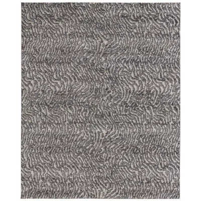 Feizy Vancouver Abstract Indoor Gray Area Rug 39fjf 5' X 8'