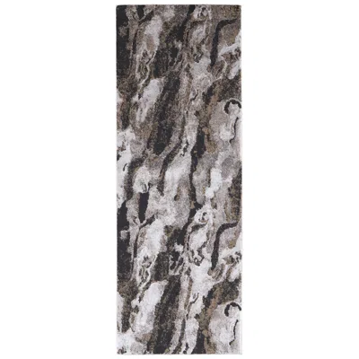 Feizy Vancouver Abstract Indoor Ivory Area Rug 39fgf 2'-10" X 7'-10"