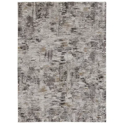 Feizy Vancouver Abstract Indoor Ivory Area Rug 39fhf 6'-7" X 9'-6"