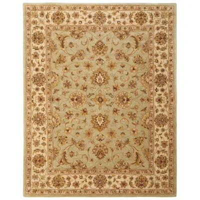 Feizy Wagner Oriental Hand Tufted Tan Area Rug 8' X 10' In Green