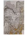 Feizy Waldor 3602f 6'7"x9'6" Area Rug In Gold,ivory
