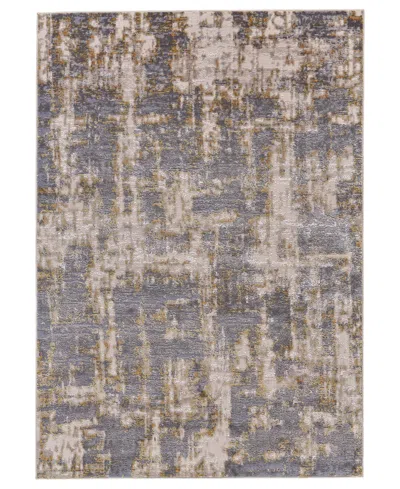 Feizy Waldor 3969f 6'7"x9'6" Area Rug In Gray,gold