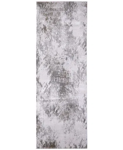 Feizy Waldor 39ndf 2'10"x7'10" Runner Area Rug In Gray