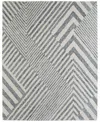 Feizy Wallace 8a42f 5'x8' Area Rug In Gray