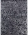 Feizy Whitton 8891f Area Rug, 4' X 6' In Black,gray