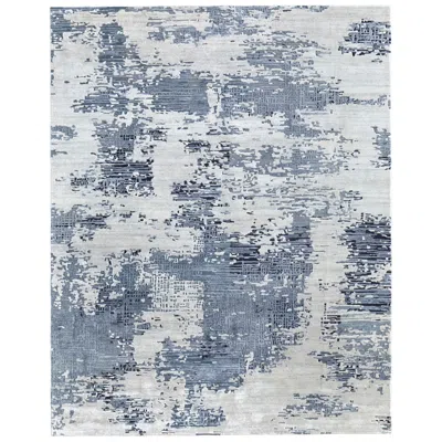 Feizy Zarah Abstract Hand Tufted Blue Area Rug 8917f 8' X 10'